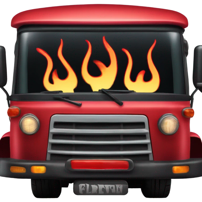 Satan’s racing tuk tuk emoji