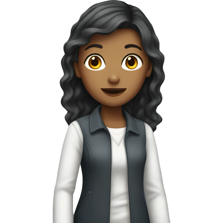 Girl with blancet  emoji