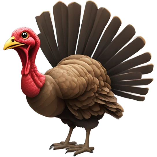 turkeys in a city setting emoji
