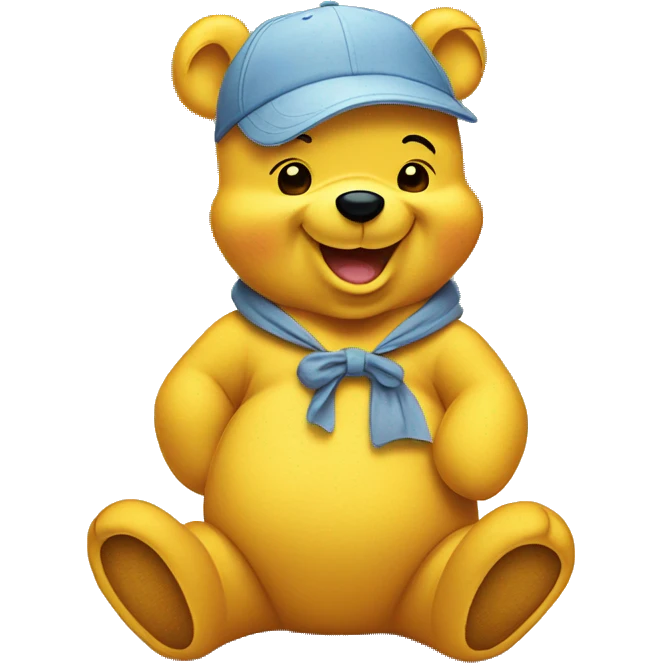 Winnie Pooh on Summer  emoji