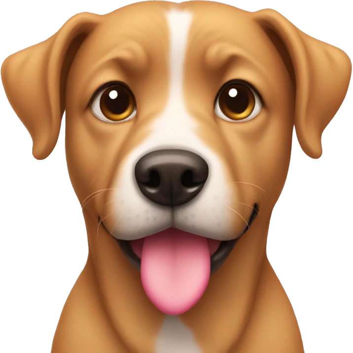 Dog with heart eyes emoji