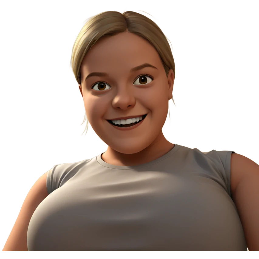 smiling girl in shirt emoji