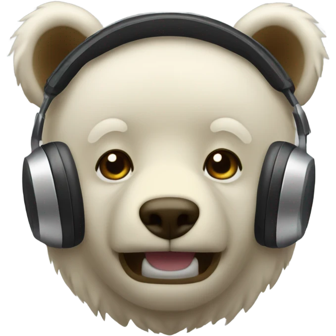 I want polo bear with headseat and it’s satisfying by listening to music  emoji