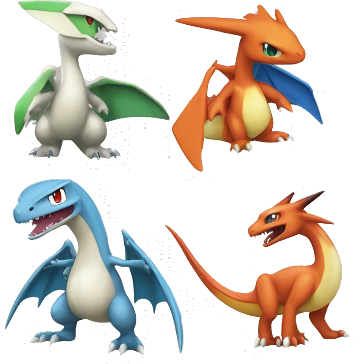  Latios-Silvally-Flygon-Charizard-Fakémon  emoji