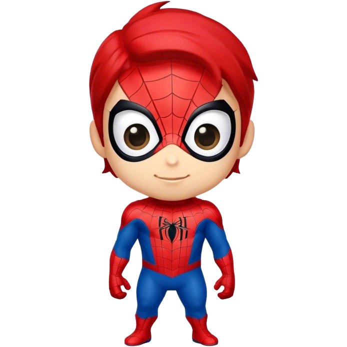 Spiderman chibi  emoji