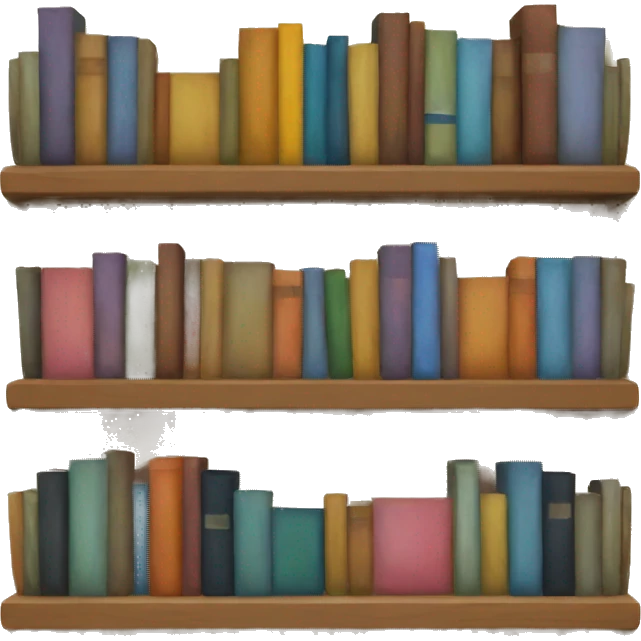 Bookshelf emoji