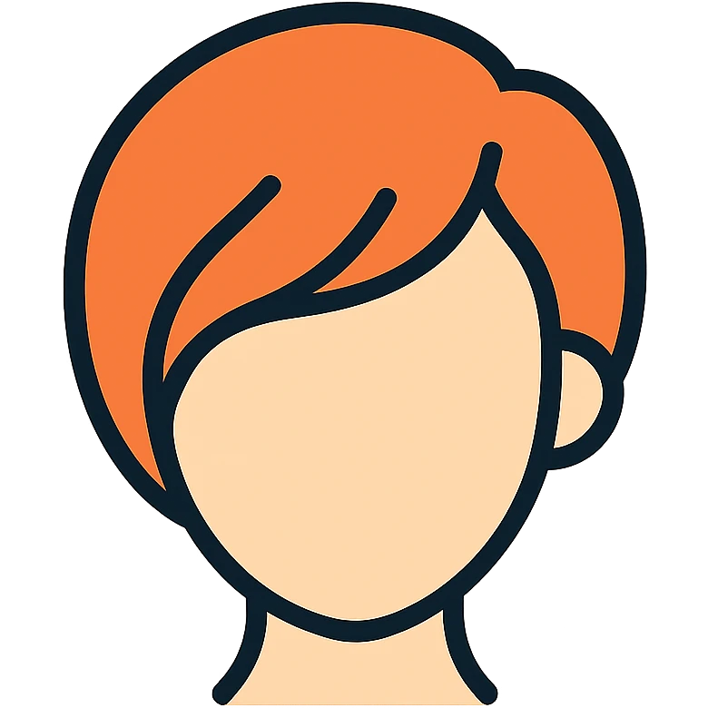 short hairstyle emoji