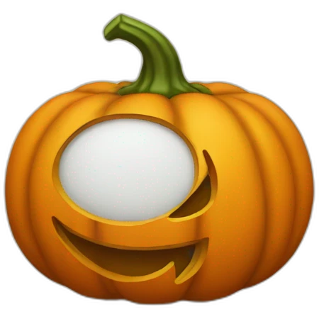 plain pumpkin emoji