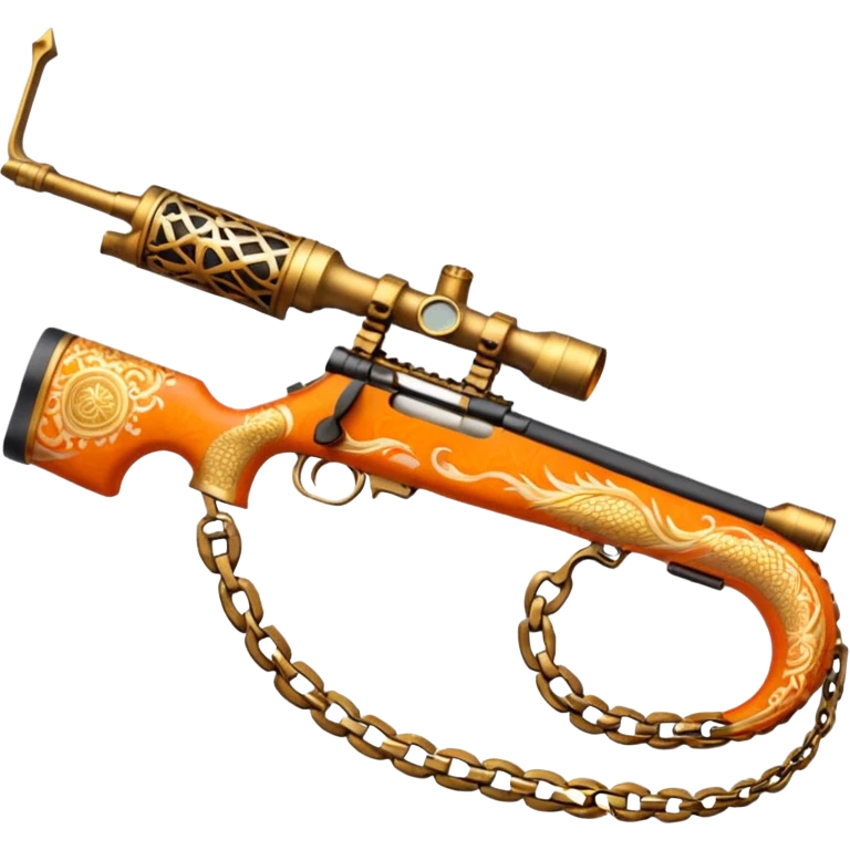 the Dragon lore skin from CSGO on the AWP emoji