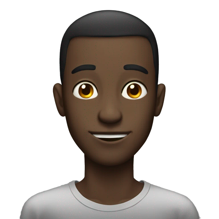 Extremely skinny guy emoji