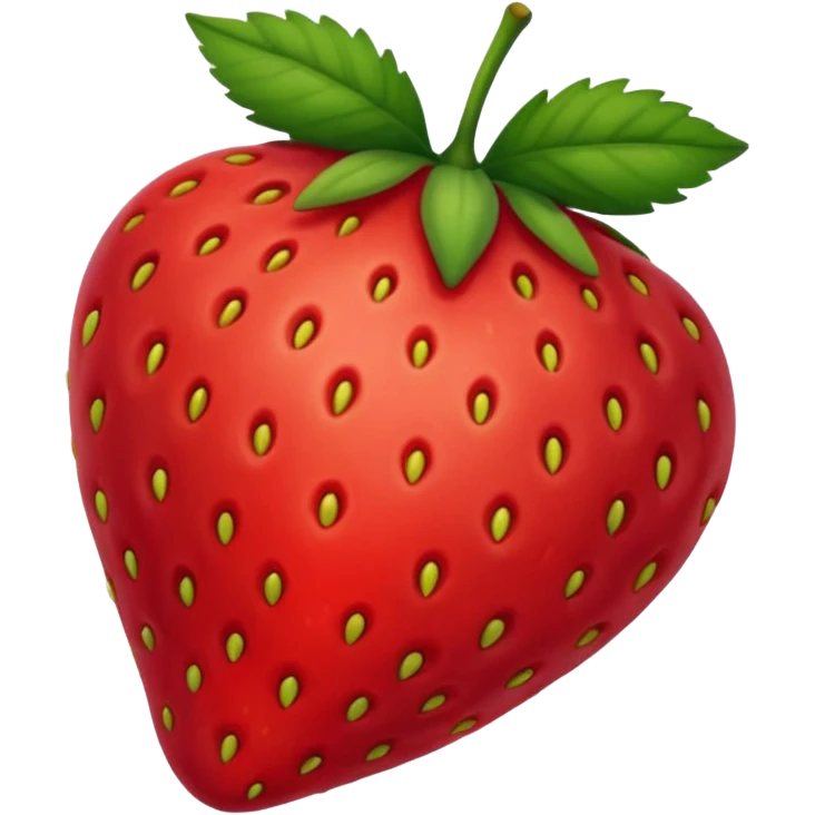 Una fresa pero dibujada emoji