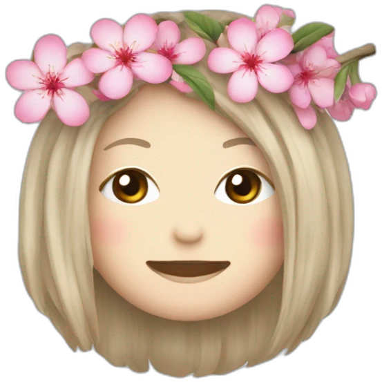 Un cerisier du Japon emoji