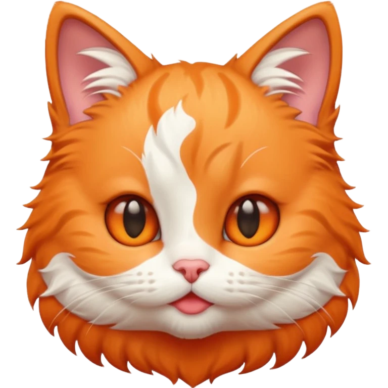 kitty  with human big lips  emoji