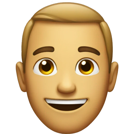an emoji smirking emoji
