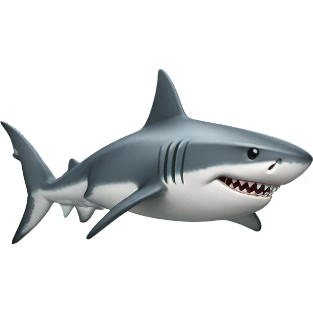 Shark on the UFO emoji