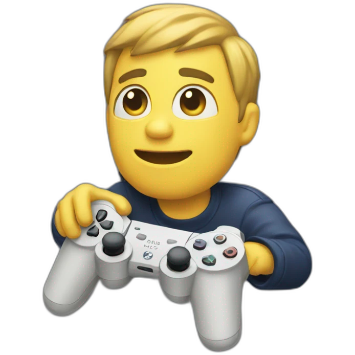 Playing playstation emoji