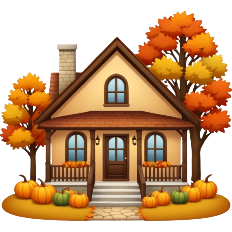 Fall home emoji