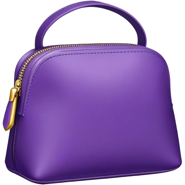 violet cosmetic bag emoji