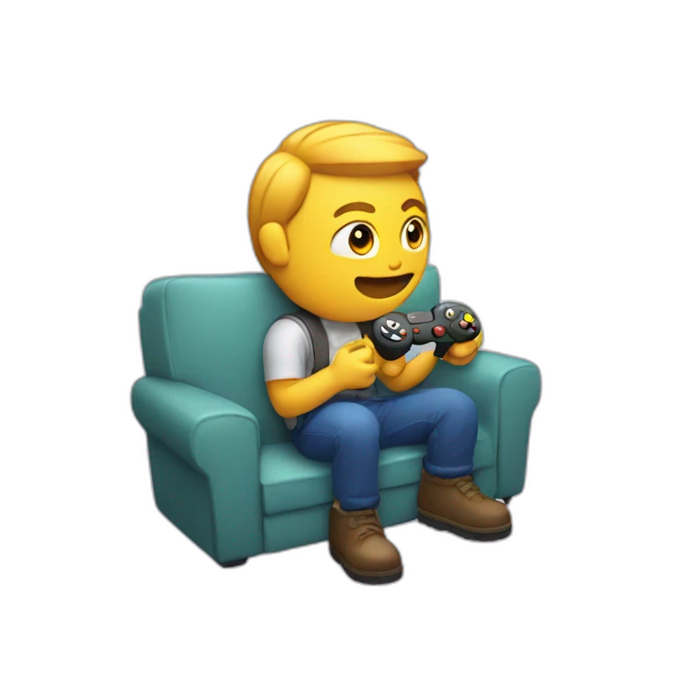 playing video games emoji