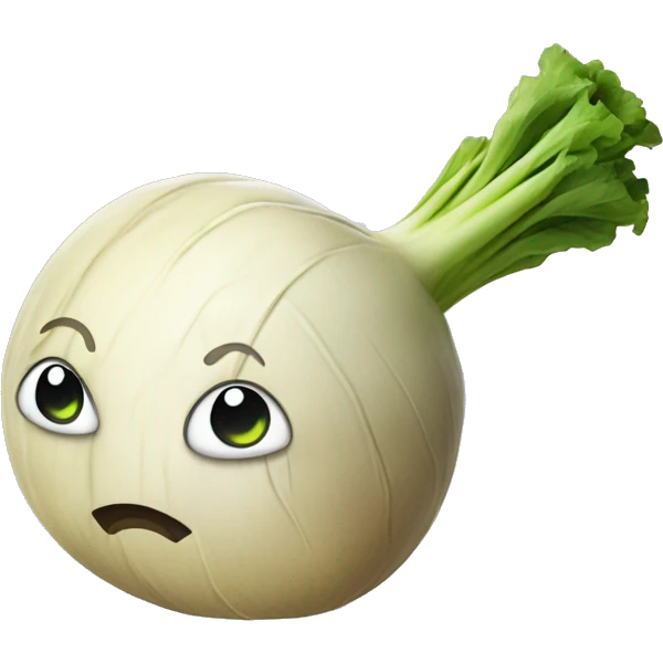 A halloween turnip emoji
