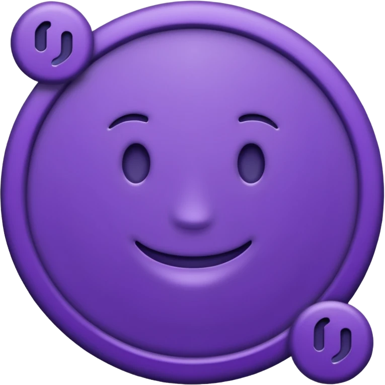 purple mark check emoji