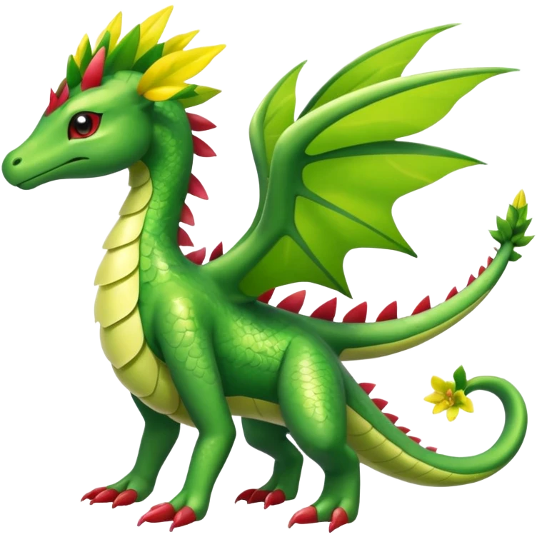 Shiny Exotic Flygon-Shaymin-Meganium-Hybrid-Creature emoji