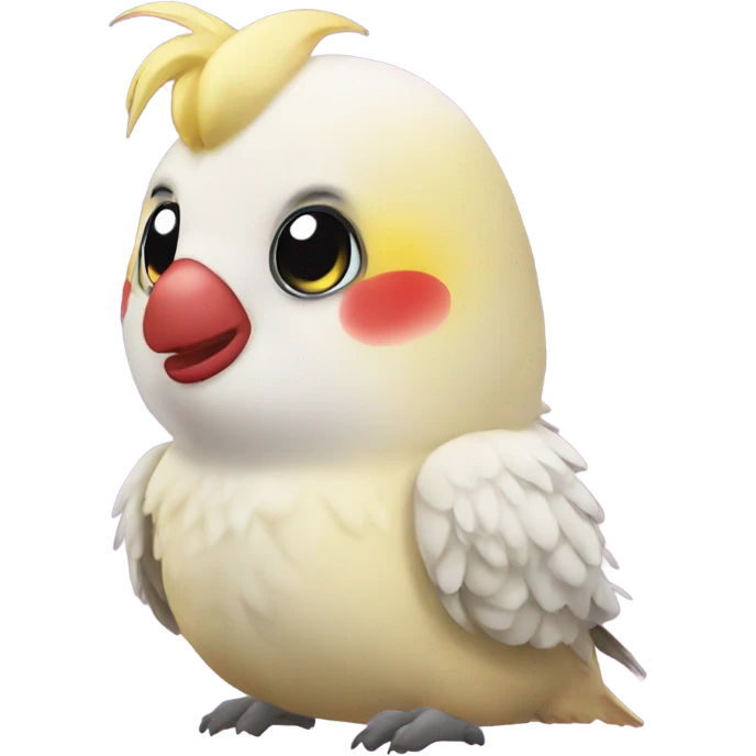 cockatiel in love emoji