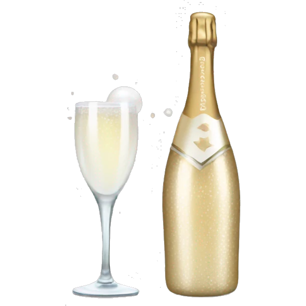 Pearls and prosecco emoji