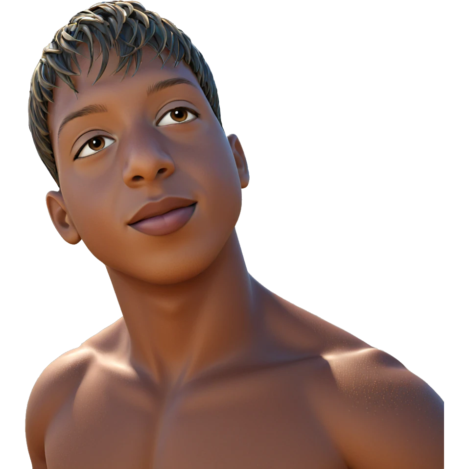 boy at the beach day emoji