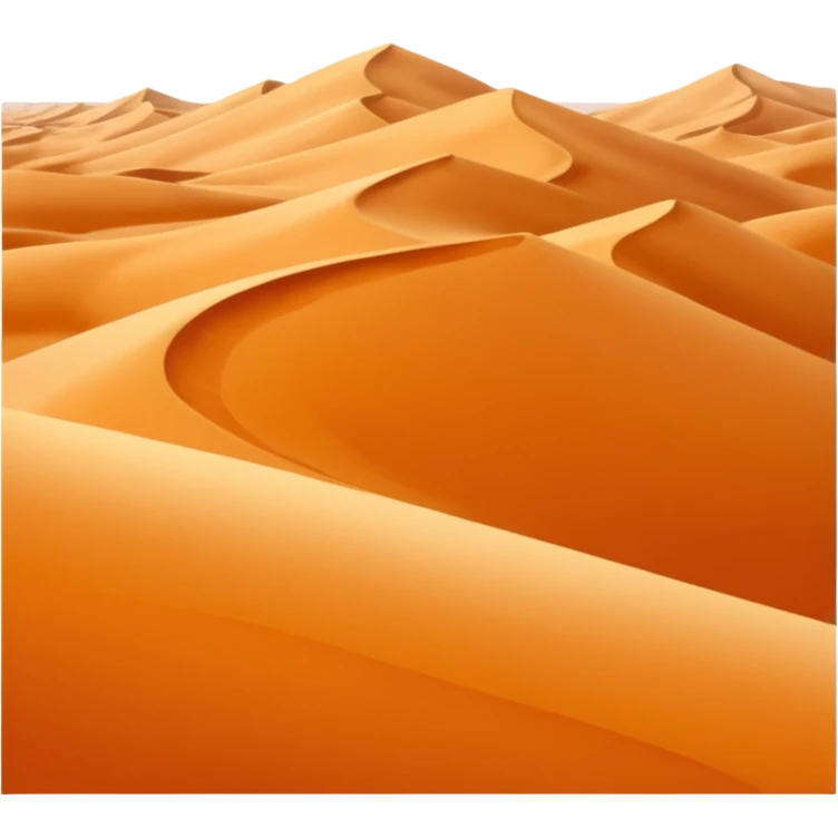 The Sahara Desert emoji