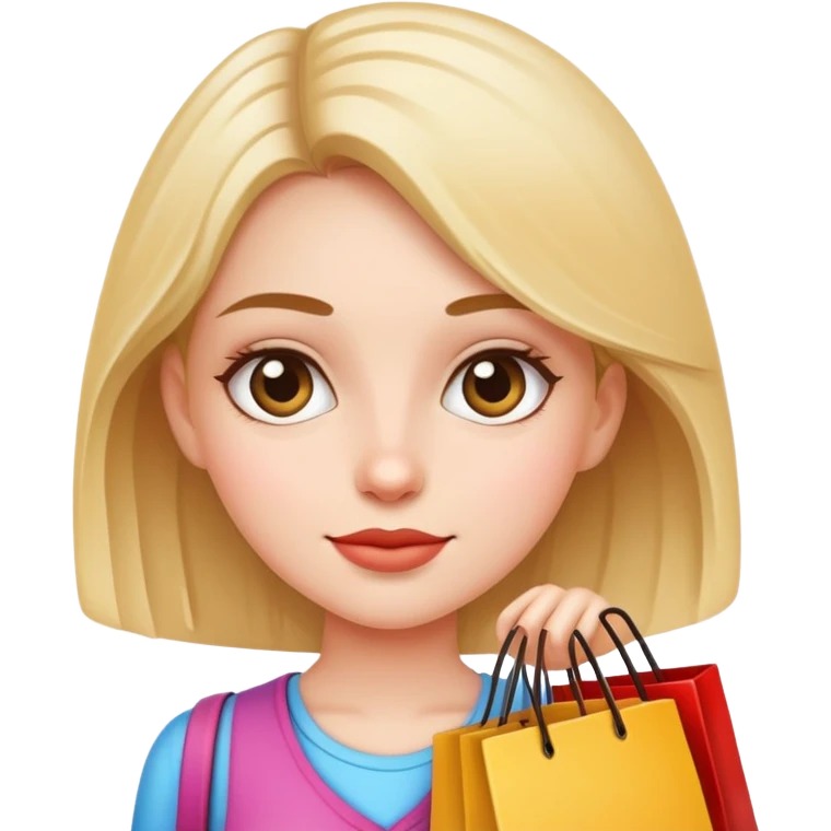 A shopping girl emoji