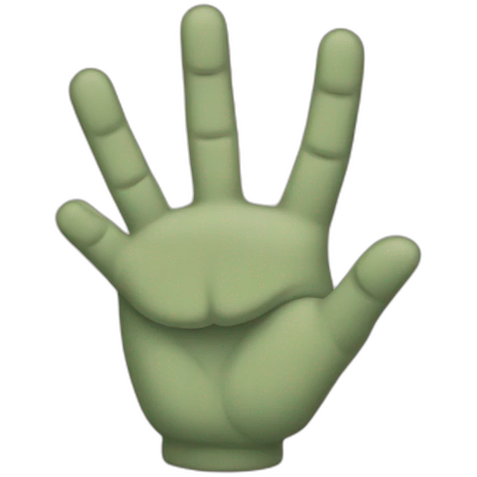 Six fingers emoji