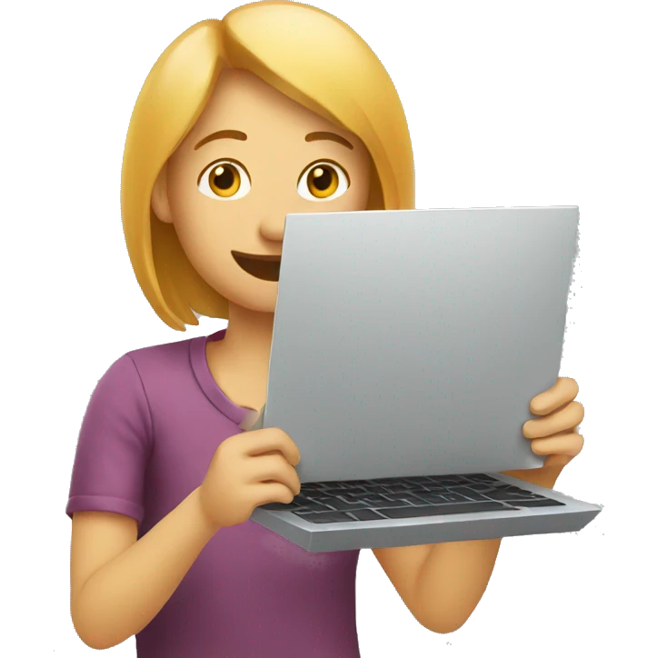 person sending email emoji