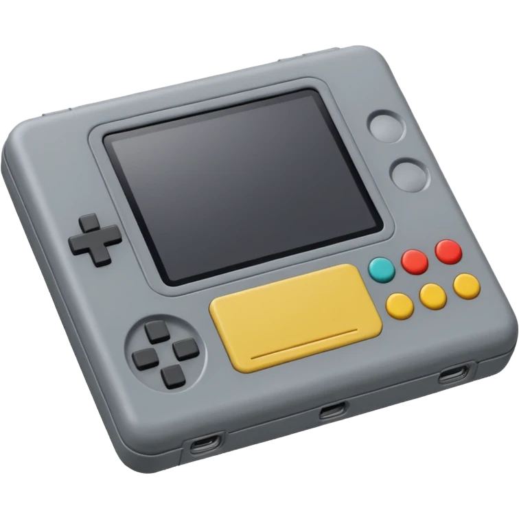 handheld console 1990s emoji