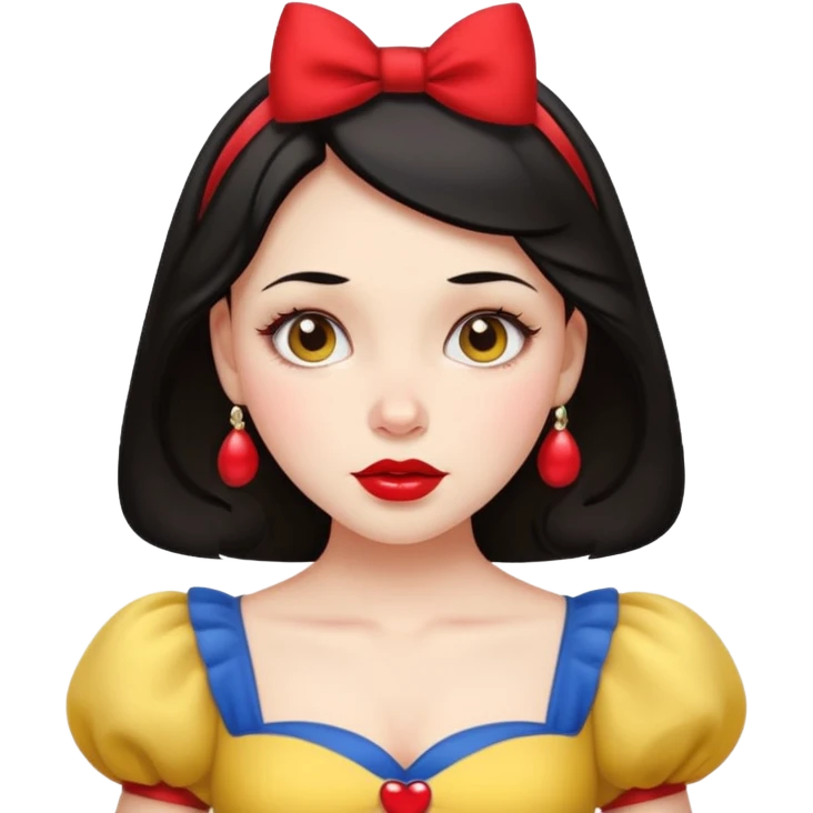 Snow white with dick emoji