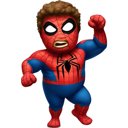Fat fat fat spiderman emoji