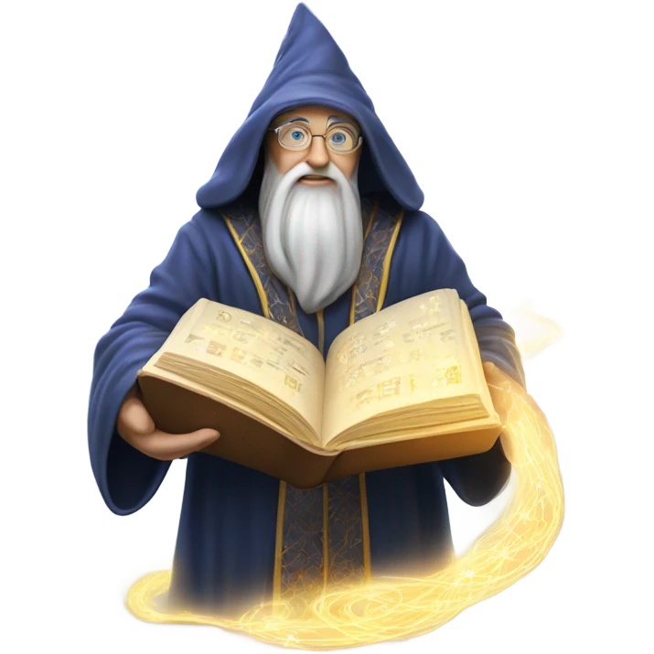 wizard holding database emoji