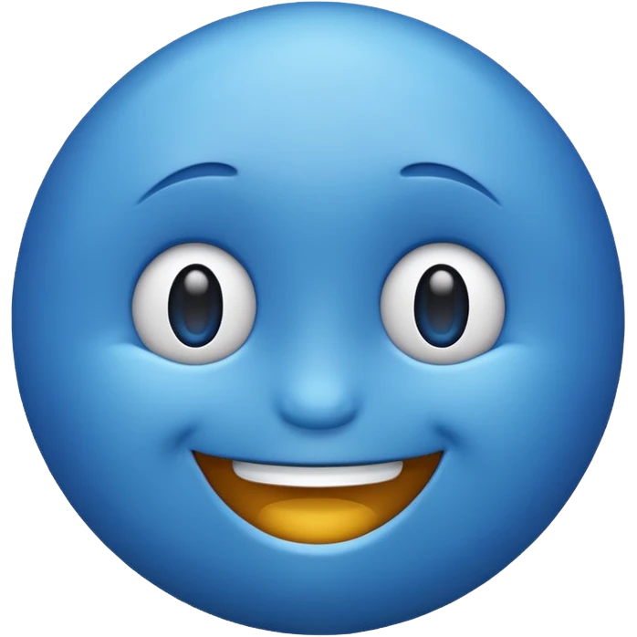 make me emoji for my linux start menu i want it blue and take the whole the image (i want it big ) emoji