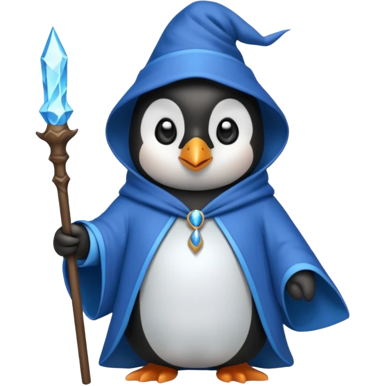 Penguin Wizard emoji