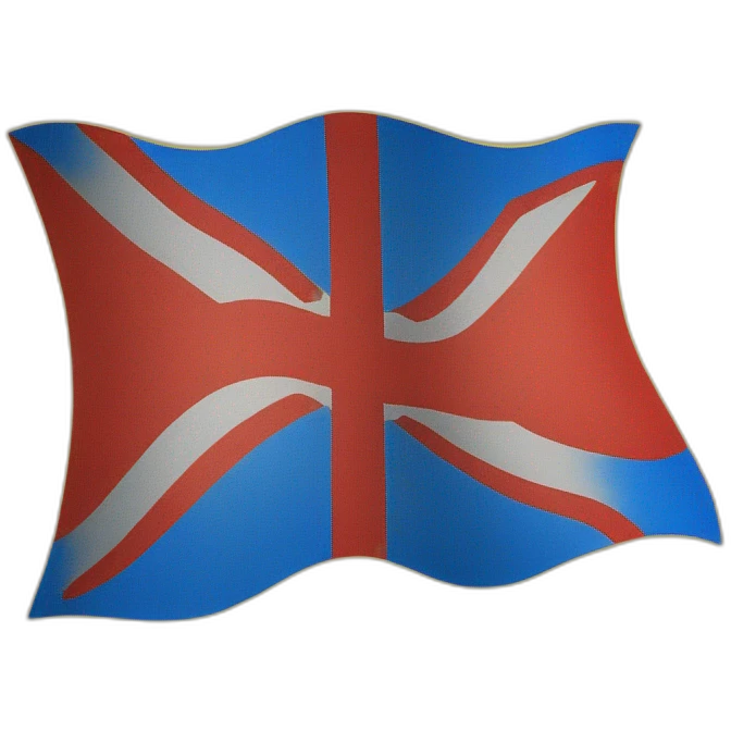 flag emoji with a blue Scandinavian cross with a red outline on a yellow background Ingermanland emoji