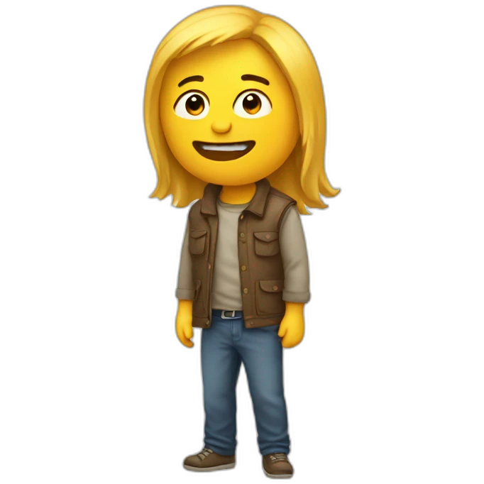 Emoji señalado emoji