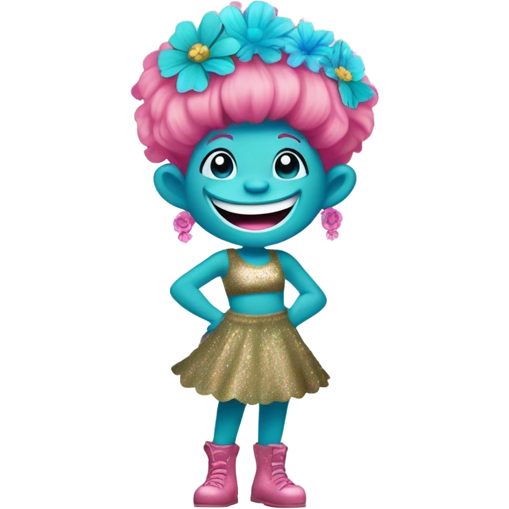 Poppy from Trolls emoji
