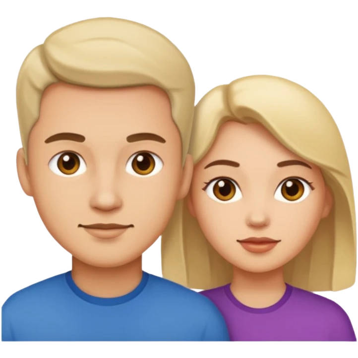 Naked man and woman  emoji