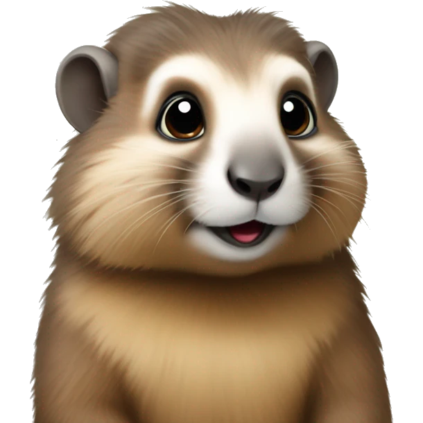 Cute marmotte  emoji