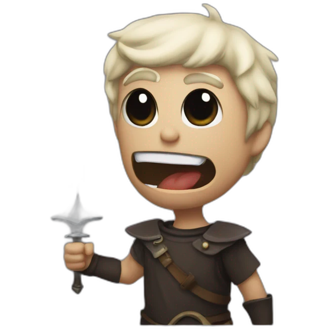 fantasy confrontation between good and evil emoji