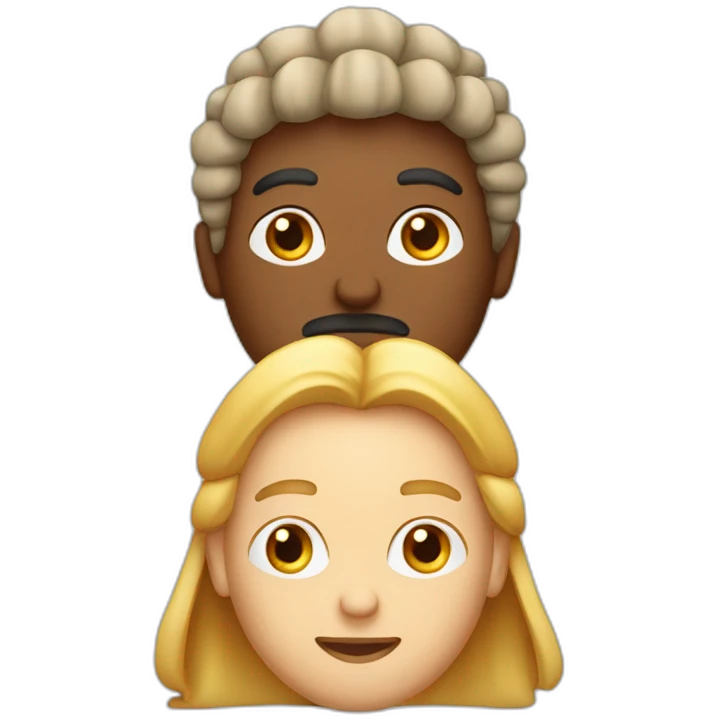 three wise men, one is blonde, one is African American, one is red haired  emoji