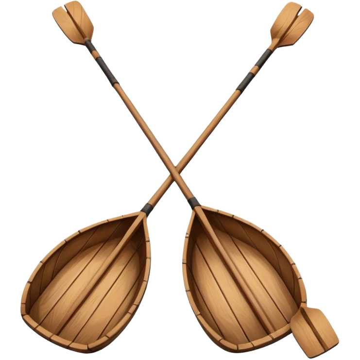 Crossed rowing ores emoji