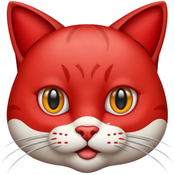 Gato enojado con un moño en la cabeza emoji