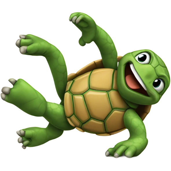 Turtle breakdancing  emoji