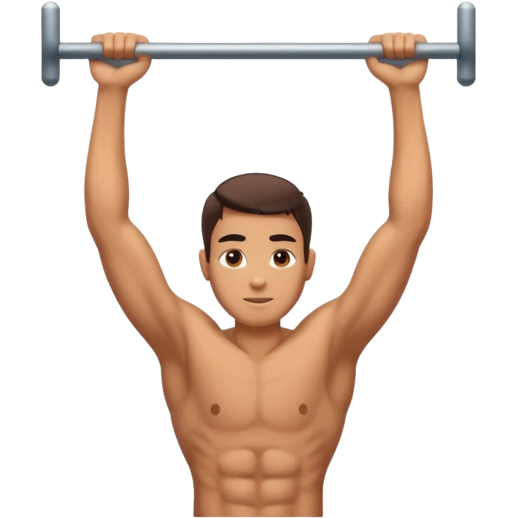 pull up exercise  emoji